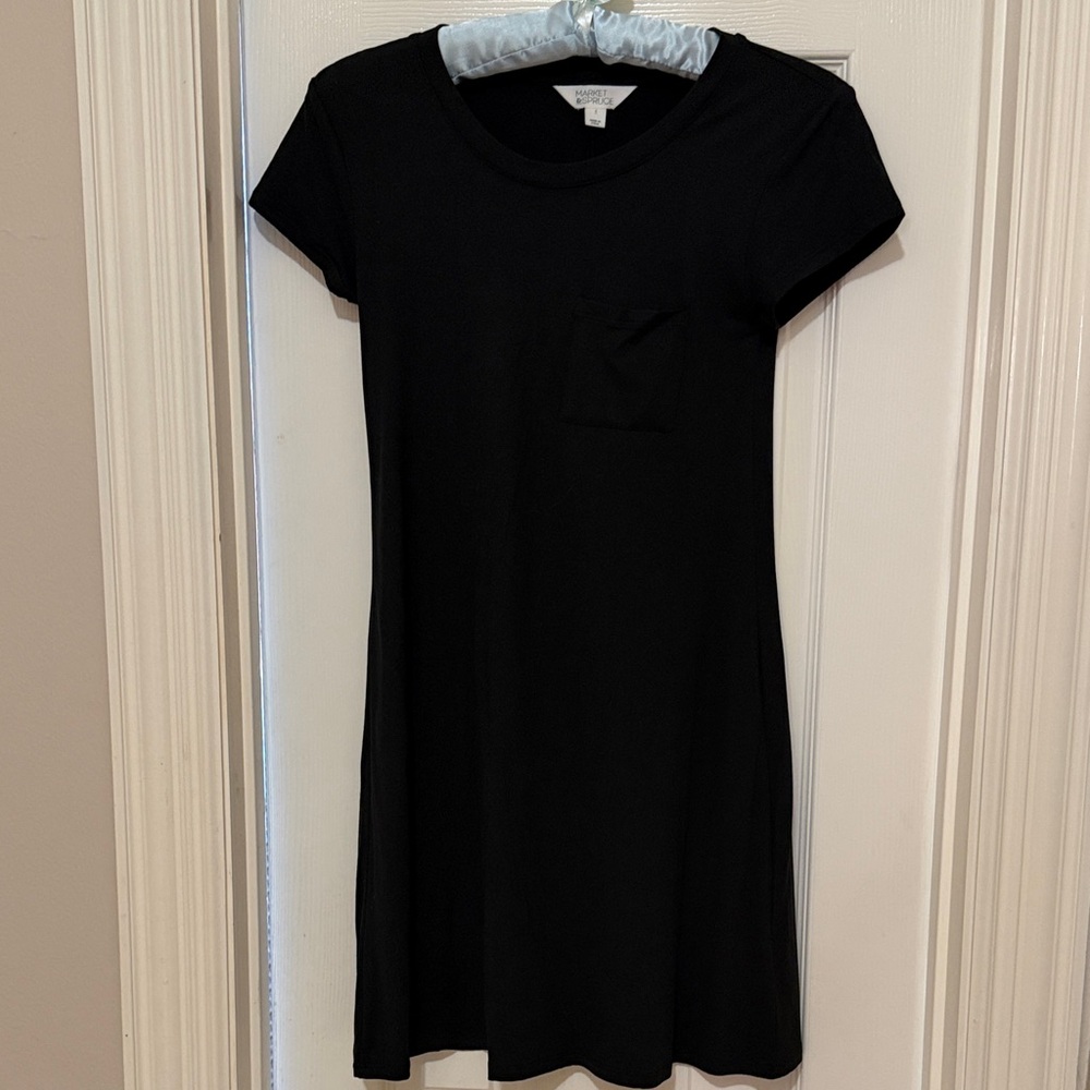 SLEEK Market & Spruce Black Mini Dress